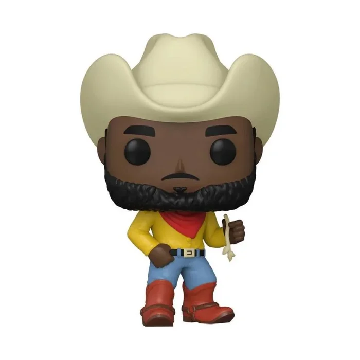 Space jam 2 figura pop! movies vinyl lebron james (cowboy) exclusive 9 cm