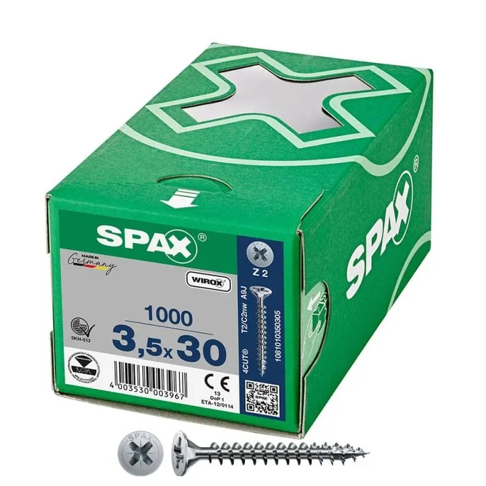 SPAX 4003530003967 tornillo/tuerca 30 mm 1000 pieza(s)