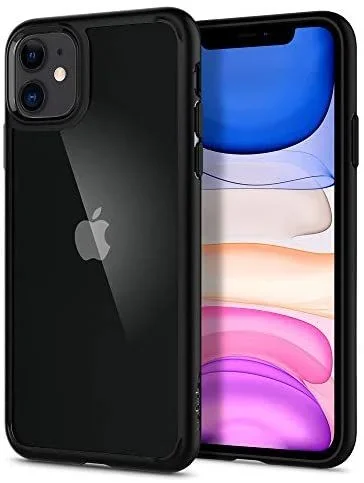 Spigen Funda Ultra Hybrid Compatible con iPhone 11 – Negro Mate