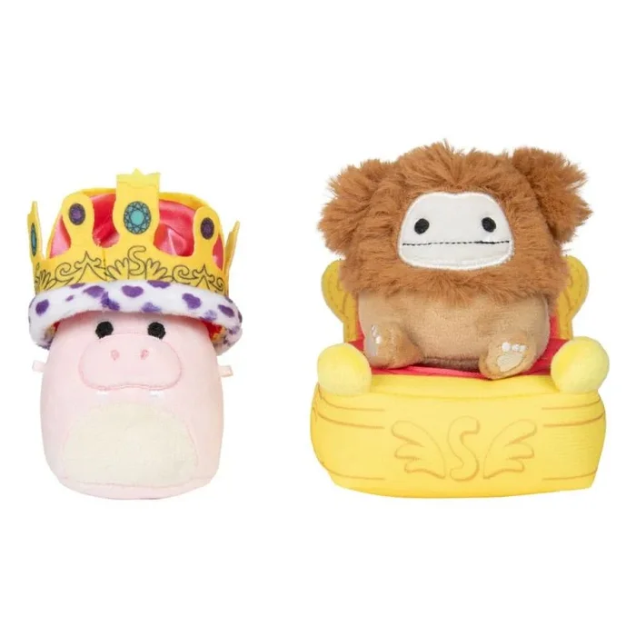Squishmallows Micromallows SQMM0014 – Set de Accesorios para el Desfile Real, Mini Figuras de Peluche supersuaves de 6,5 cm