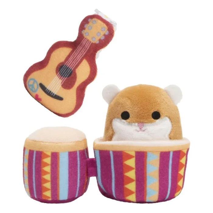 Squishville mini squishmallows peluche accessoires set music festival 5 cm