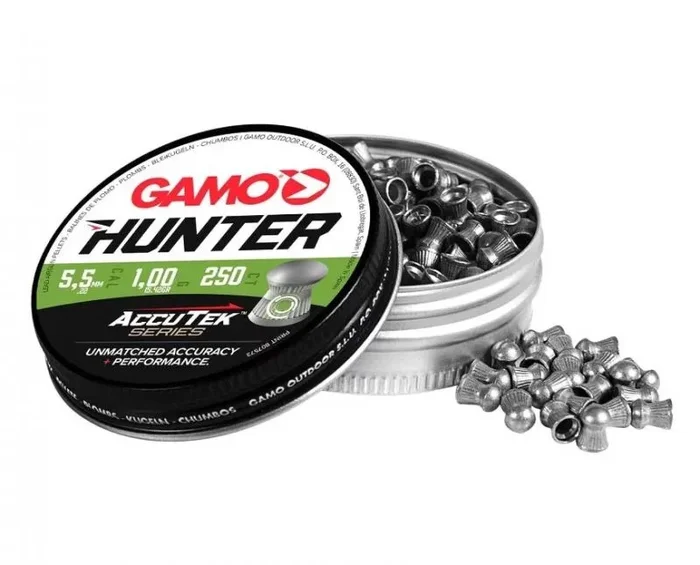 śrut gamo premium accutek hunter kal. 5,5 mm – 250 szt.