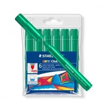 Staedtler 340 – Rotuladores, bolsa de 6 unidades, color verde