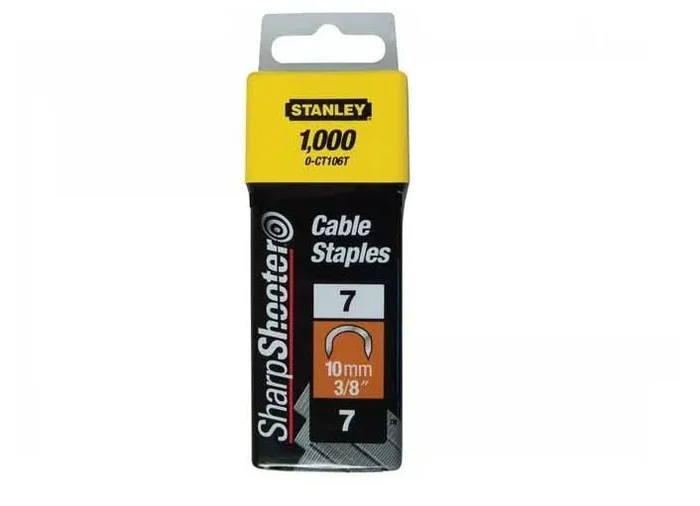 STANLEY 1-CT106T – Grapa cable tipo 7-10mm – 1000 u.