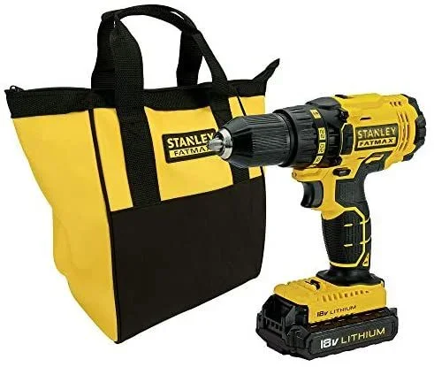 Stanley FMC601C2S-QW taladro 1500 RPM Sin llave 1,6 kg Negro, Amarillo