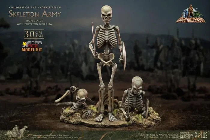 Star Ace Toys Ray Harryhausen´s Kit de Modelo de Resina Niños de la Hidra Dientes Esqueleto Ejército 30 cm