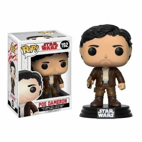 Star Wars – Figuara de vinilo: POP! Bobble: Star Wars: E8 TLJ: Poe Dameron