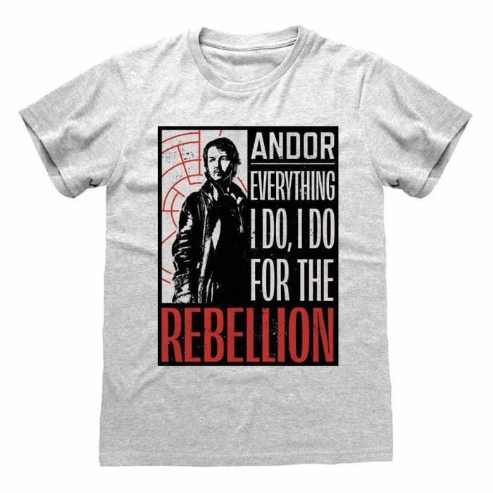 Star wars: andor – everything i do (unisex heather grey t-shirt) ex large