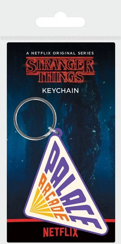 Stranger Things Llavero, 4.5 x 6cm, Multicolor