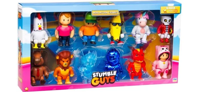 Stumble guys – mini figurki – zestaw deluxe 12 szt