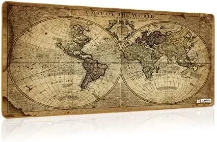 SUBBLIM Alfombrilla Ratón Vintage World XL Mouse Pad 900x400x3