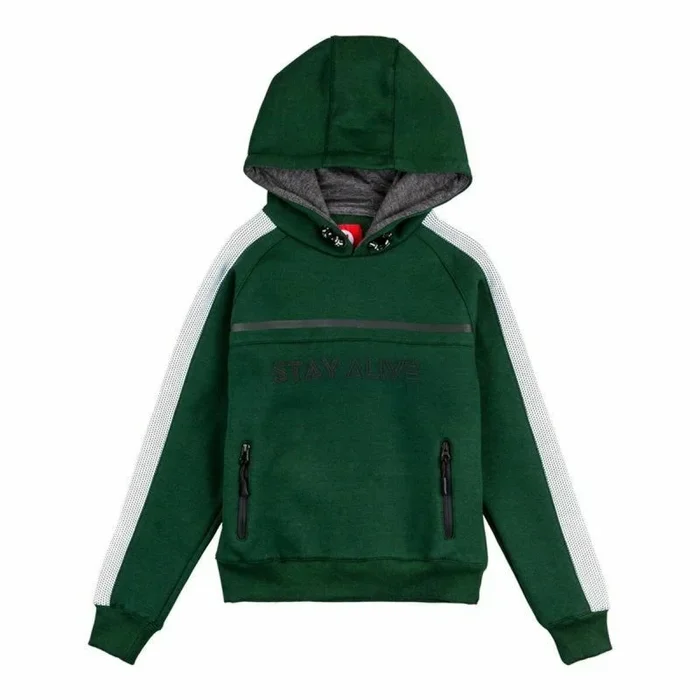 Sudadera con Capucha Hombre Alphaventure Noky Verde oscuro S