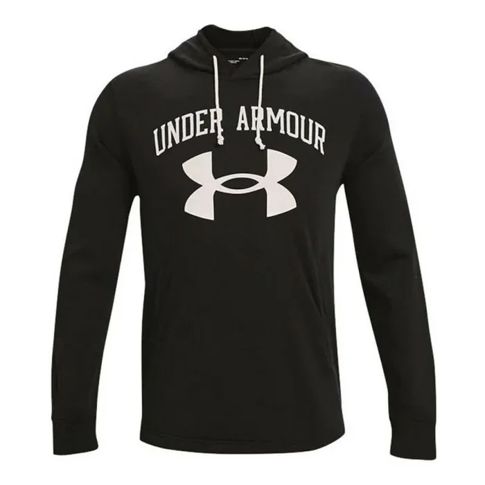 Sudadera con Capucha Hombre Under Armour Rival Terry Negro L