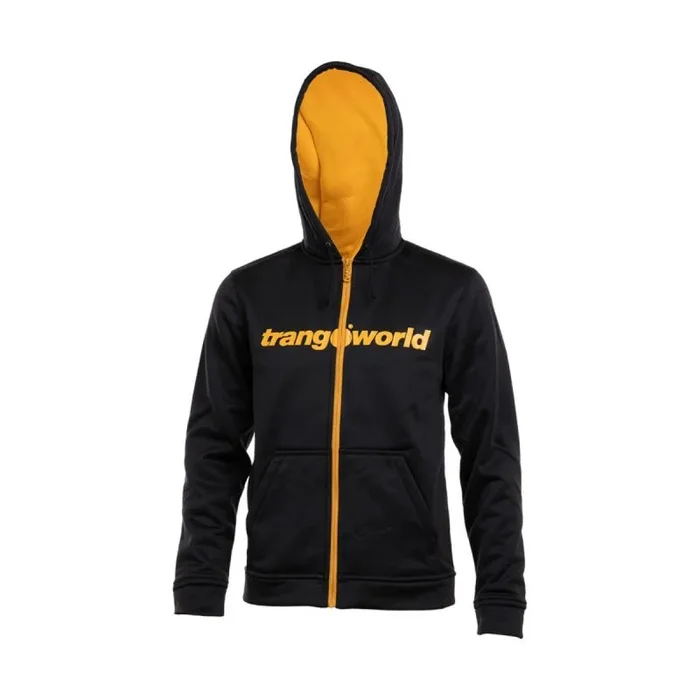 Sudadera con Capucha y Cremallera Hombre Trangoworld RIPON PC0070335HH Negro M