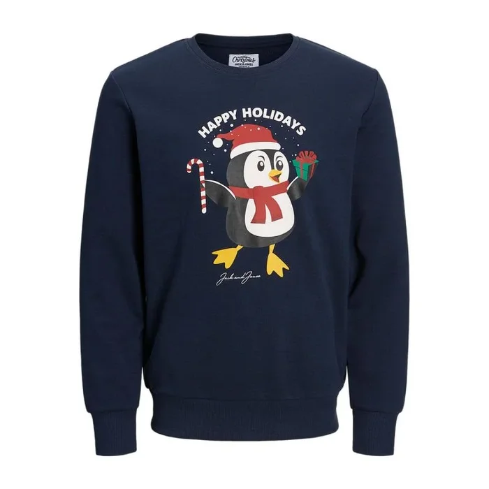 Sudadera sin Capucha Hombre Jack & Jones 23144 Azul marino XL