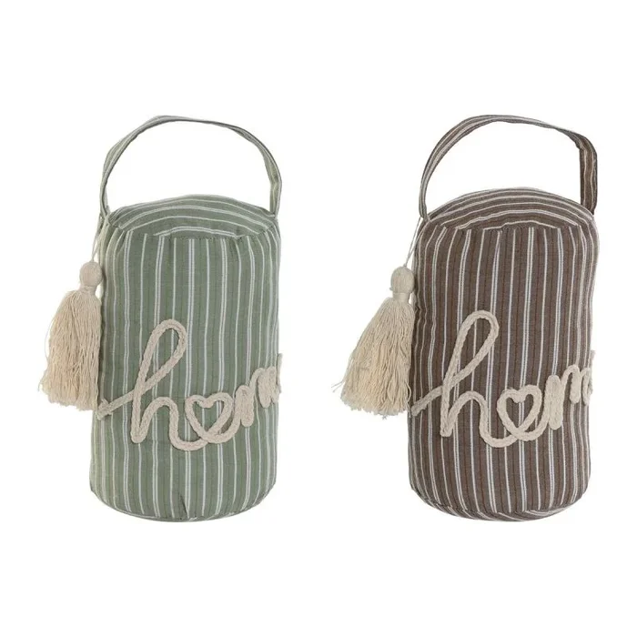 Sujetador de puerta home esprit 13 x 13 x 29 cm (2 unidades)