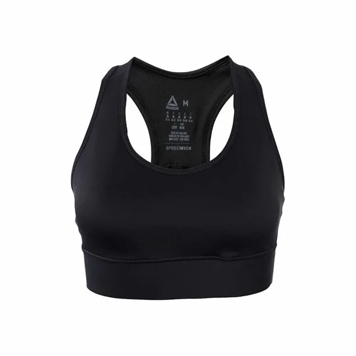 Sujetador deportivo reebok tought bra d78704 negro