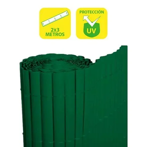 Sungarden cañizo plastico doble cara 2x3m – color verde