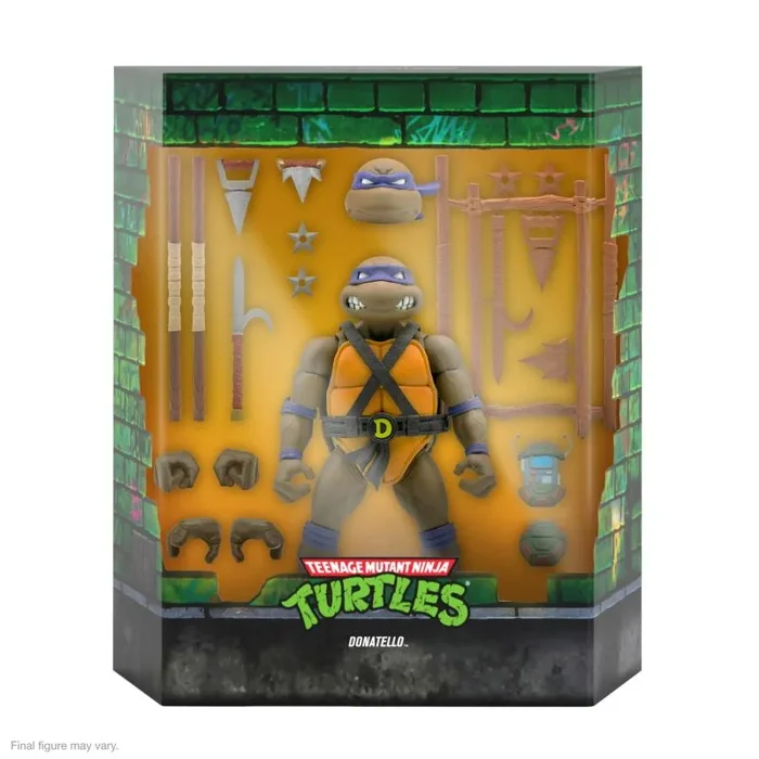 SUPER7 Teenage Mutant Ninja Turtles Ultimates: Donatello Figura de acción, Multicolor
