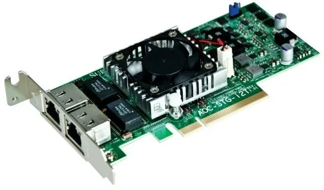 Supermicro AOC-STGS-I2T-O adaptador y tarjeta de red Interno Ethernet 10000 Mbit/s