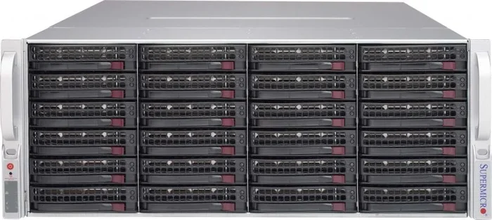 Supermicro CSE-847E1C-R1K23JBOD unidad de disco multiple Bastidor (4U) Negro