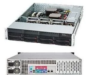 Supermicro SC825TQC-R740LPB Estante Negro 740 W