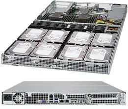 Supermicro SuperServer 6019P-WT8 Intel® C621 LGA 3647 (Socket P) Bastidor (1U) Negro