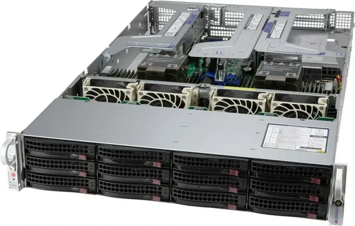 Supermicro SYS-620U-TNR PC/estación de trabajo barebone Negro Intel® C621 LGA 4189