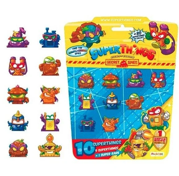SuperThings Secret Spies – Blister 10 Figurine