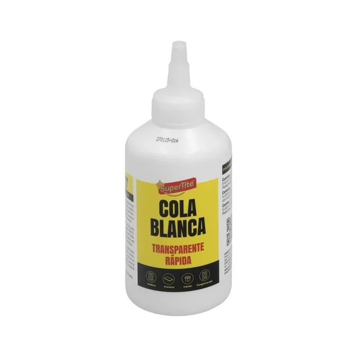 SUPERTITE Cola Blanca Transparente Botella 250 Gr.