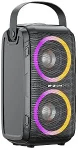 Swisstone BX 840 TWS Altavoz portátil estéreo Negro 60 W