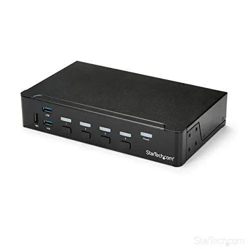 Switch Conmutador KVM de 4 Puertos HDMI 1080p con USB 3.0