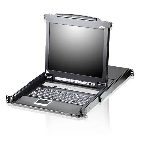 Switch kvm 8-puertos 17″ lcd aten