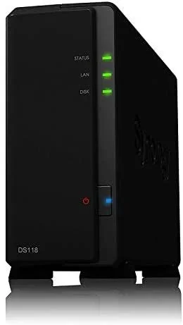 Synology DiskStation DS118 servidor de almacenamiento NAS Compacto Ethernet Negro RTD1296