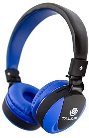 Talius HPH-5006 BT Auriculares Bluetooth 5.0+FM, Ranura Micro SD (Azul Oscuro)