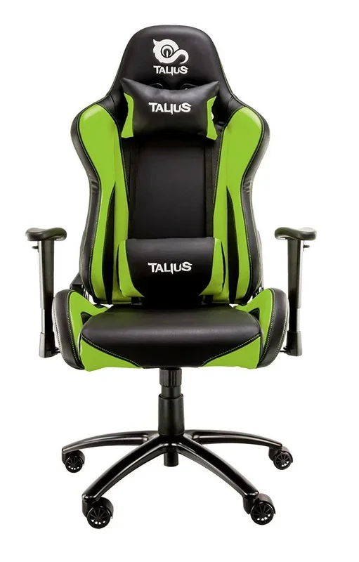 TALIUS silla Lizard v2 gaming negra/verde, 2D, butterfly, base metal, ruedas 60mm, gas clase 4,