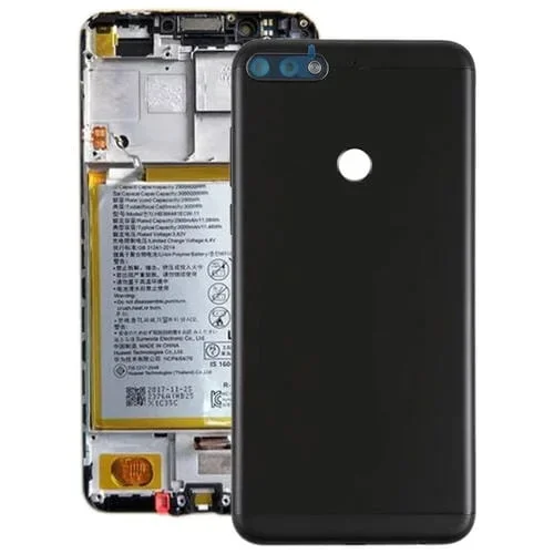 Tapa Batería Carcasa Trasera con Teclas Laterales Honor Play 7C (Negro)