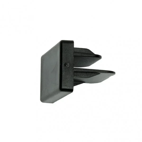 Tapa de cierre carril pindal negro 2×3,3×0,3 cm
