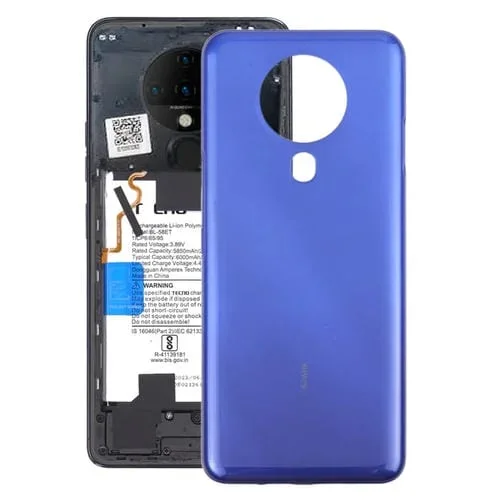 Tapa Trasera Batería Tecno Spark 6 (Azul) Original