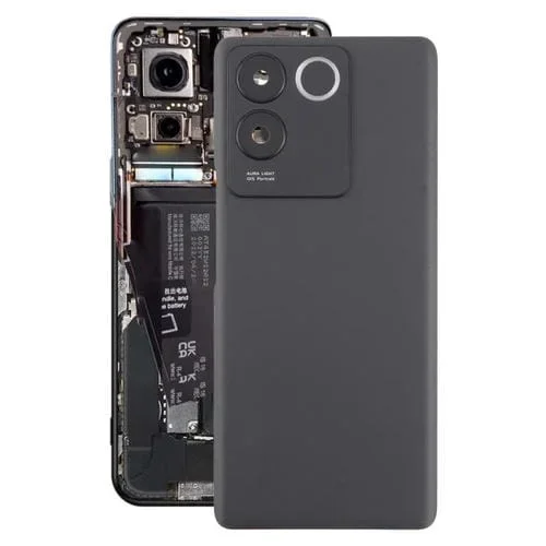 Tapa Trasera de Batería y Lente de Cámara Vivo S17E (Negro)