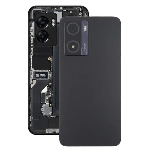 Tapa Trasera de Batería y Tapa de Lente de Cámara Oppo A57 5G (Negro) Original