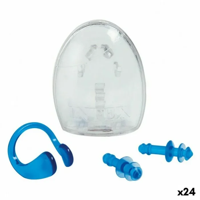 Tapones y pinzas de natación intex