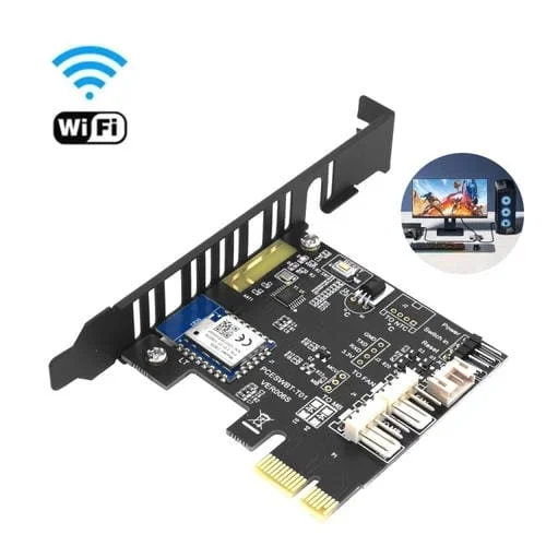 Tarjeta de Arranque Remoto 2.4G WIFI para Computadora Módulo de Interruptor Inalámbrico Compatible con Google Home Tmall Elf