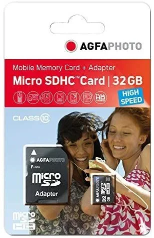 Tarjeta De Memoria Microsdhc De 32 GB Agfaphoto Móvil Nuevo