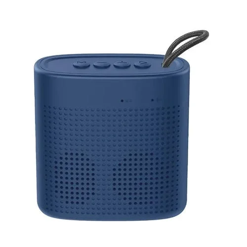 Tarjeta portátil para exteriores Ebs-037 Mini altavoz inalámbrico Bluetooth (Azul)