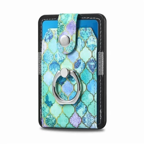 Tarjetero para Celular Magsafe Castillo con Anilla Pintada (Esmeraldas)