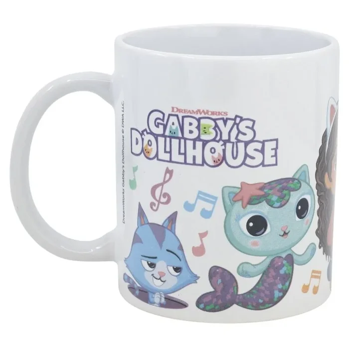 Taza de cerámica de 325 ml en caja de regalo de Gabby’s Dollhouse