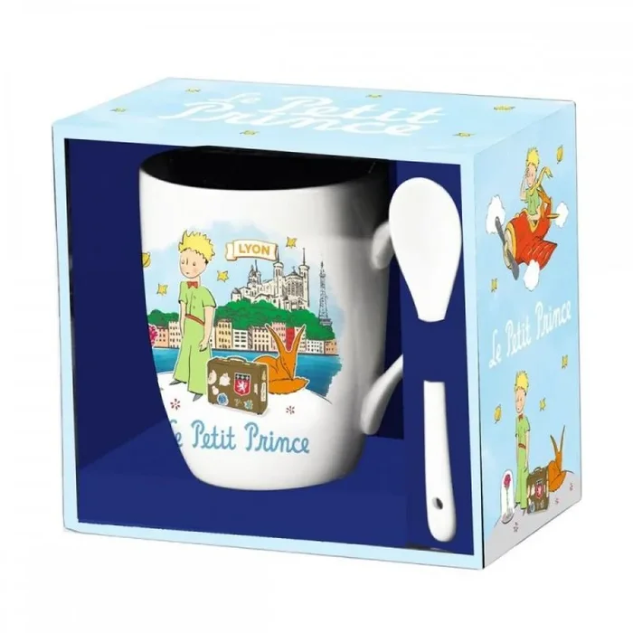 Taza Y Cuchara Caja Individual El Principito Lyon (X 12)