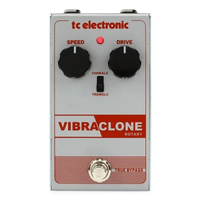 TC Electronic VIBRACLONE ROTARY Emulador de altavoz giratorio con interfaz simple de 2 perillas e interruptor de palanca para tonos de rock clásicos