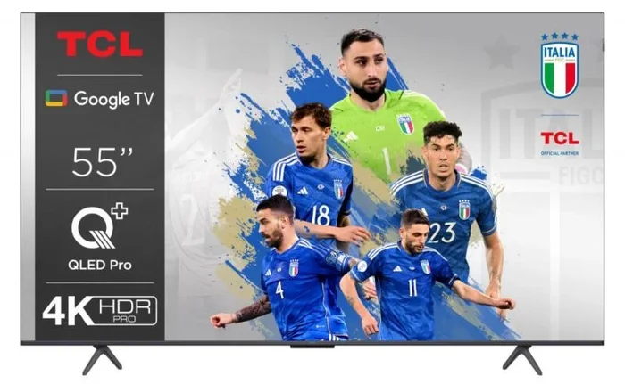 TCL C61 55C61B Televisor 139,7 cm (55″) 4K Ultra HD Smart TV Wifi Titanio 450 cd / m²